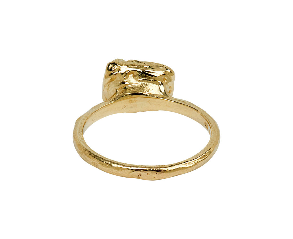 Armach Asscher Lemon Diamond Organic Ring