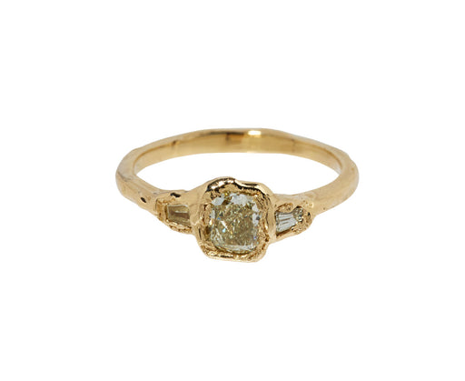Armach Organic Three Stone Diamond Ring