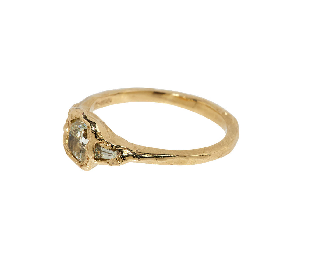 Armach Organic Three Stone Diamond Ring