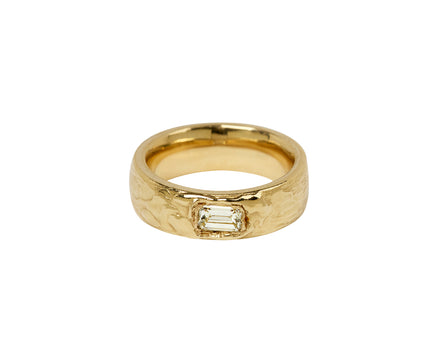Lemon Diamond Armach Wide Ring