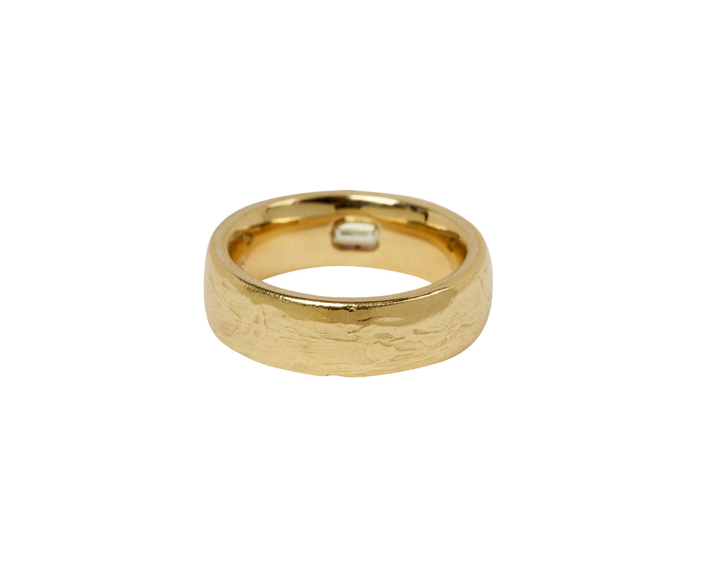 Lemon Diamond Armach Wide Ring