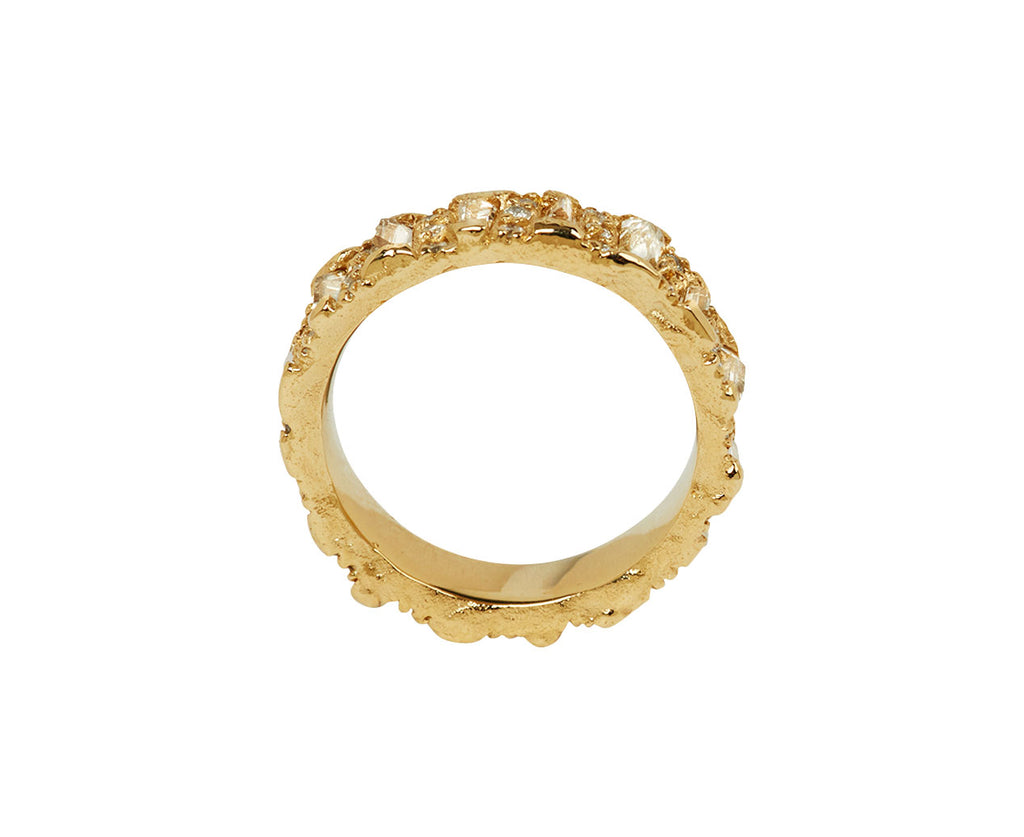 Ellis Mhairi Cameron Armach Diamond Eternity Ring III - top down