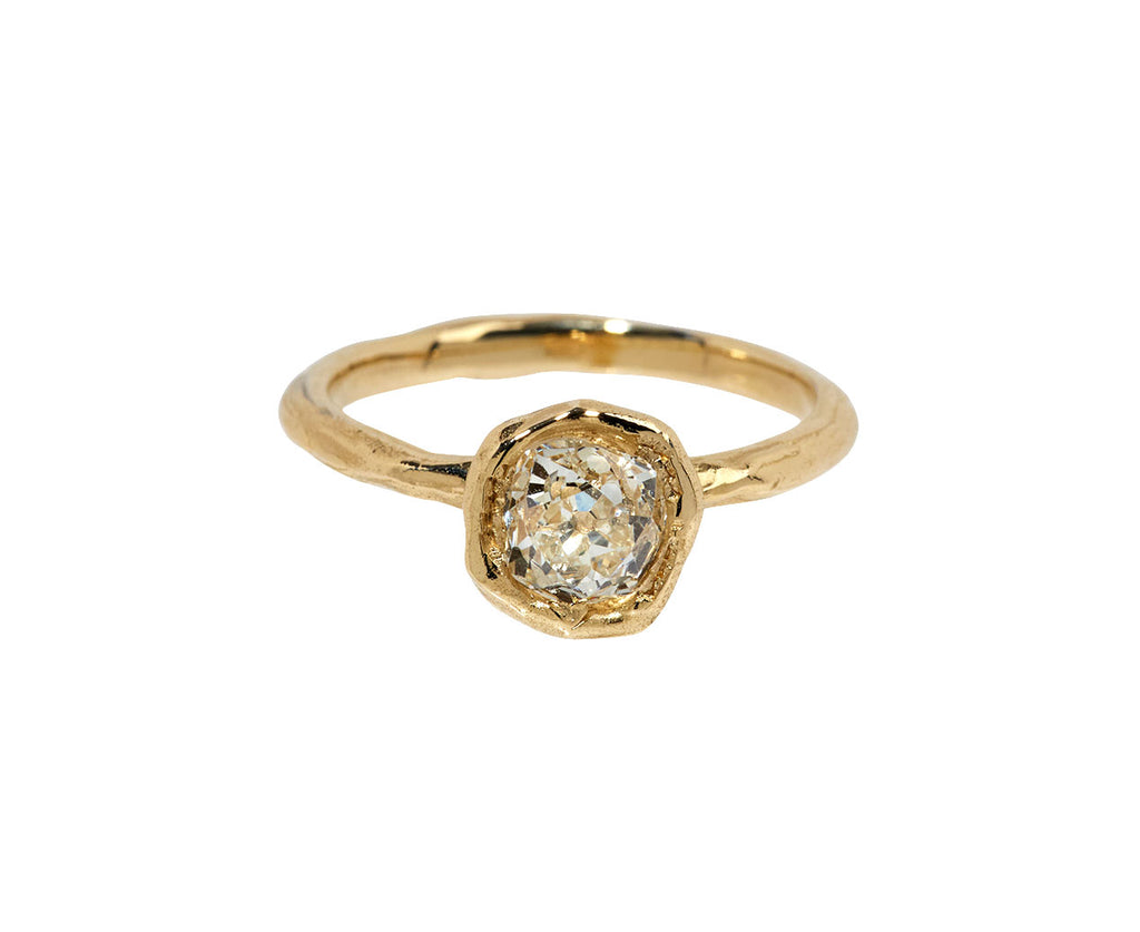 Organic Old Cut Diamond Ring