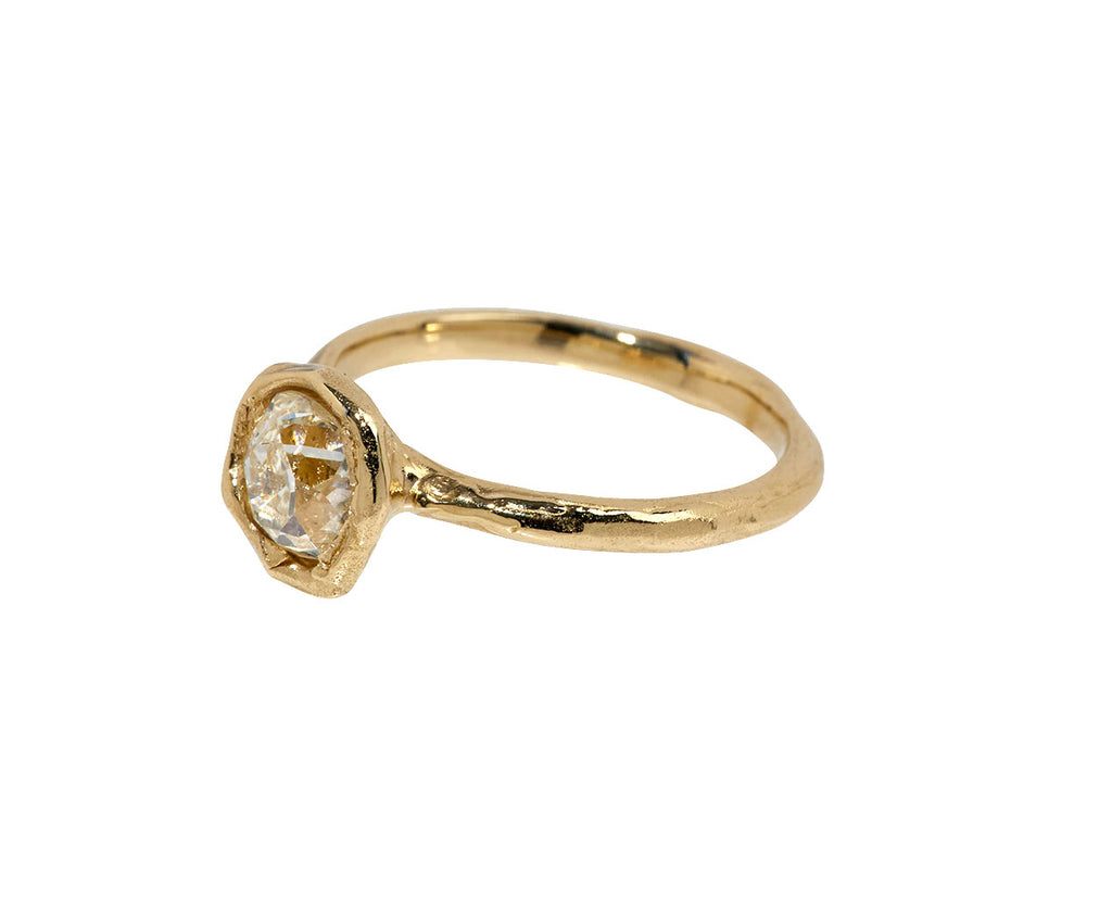 Organic Old Cut Diamond Ring