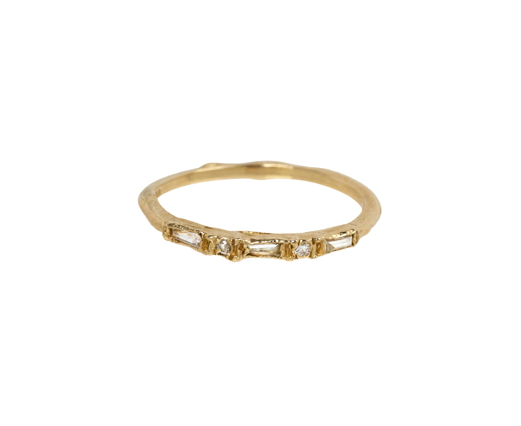 Diamond Half Eternity Scatter Ring