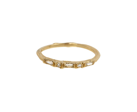 Diamond Half Eternity Scatter Ring
