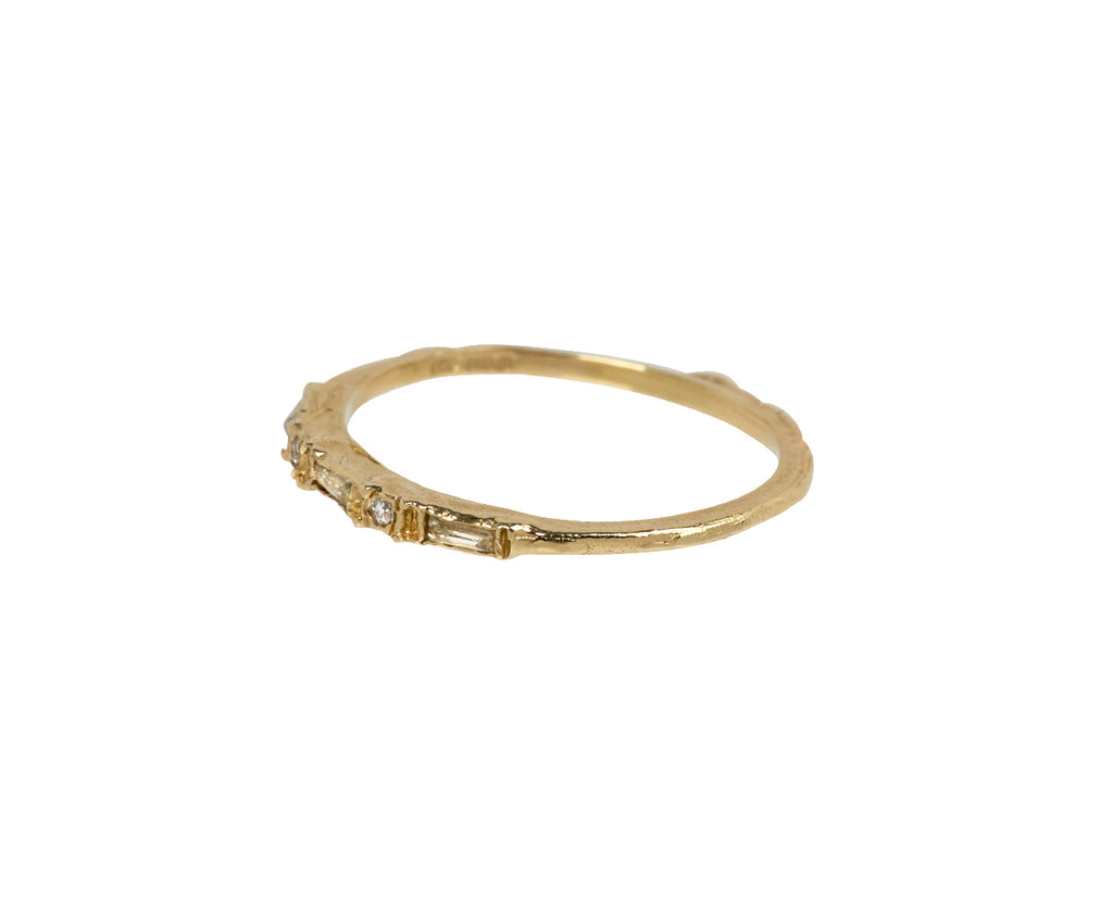 Diamond Half Eternity Scatter Ring
