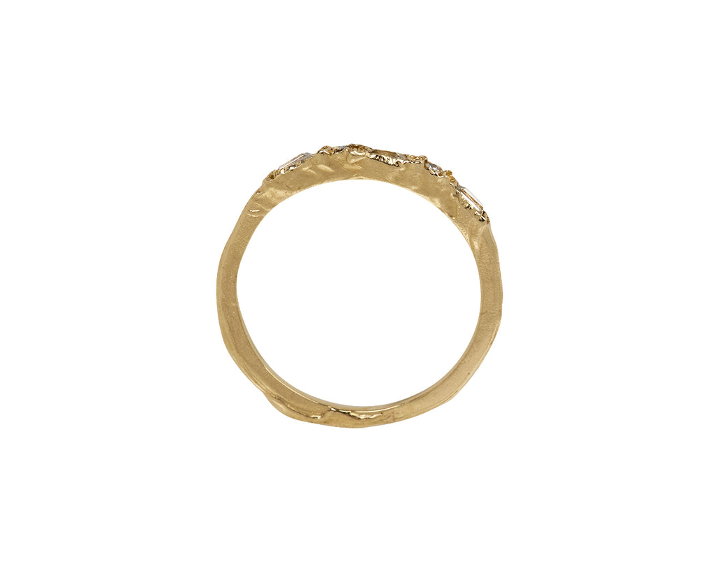 Diamond Half Eternity Scatter Ring