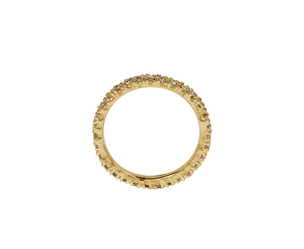 2.5mm Old Cut Diamond Eternity Ring