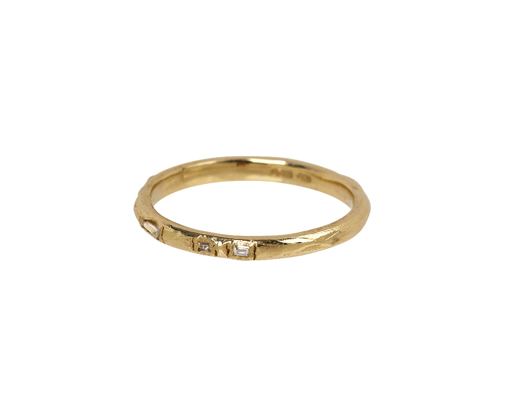 Baguette Diamond Scatter Ring