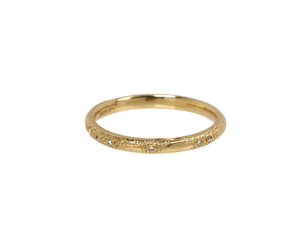 White Diamond Scatter Ring