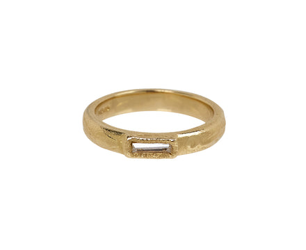 Single Baguette Diamond Scatter Ring