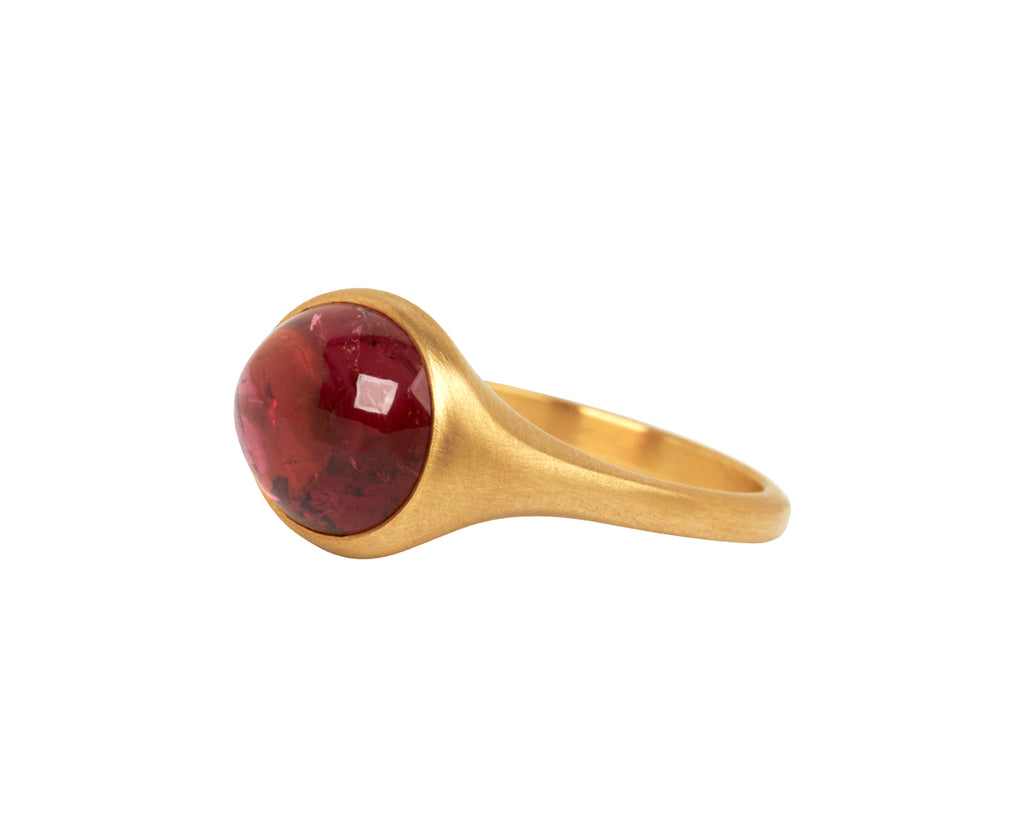Pink Tourmaline Anello Inglese Ring - TWISTonline 