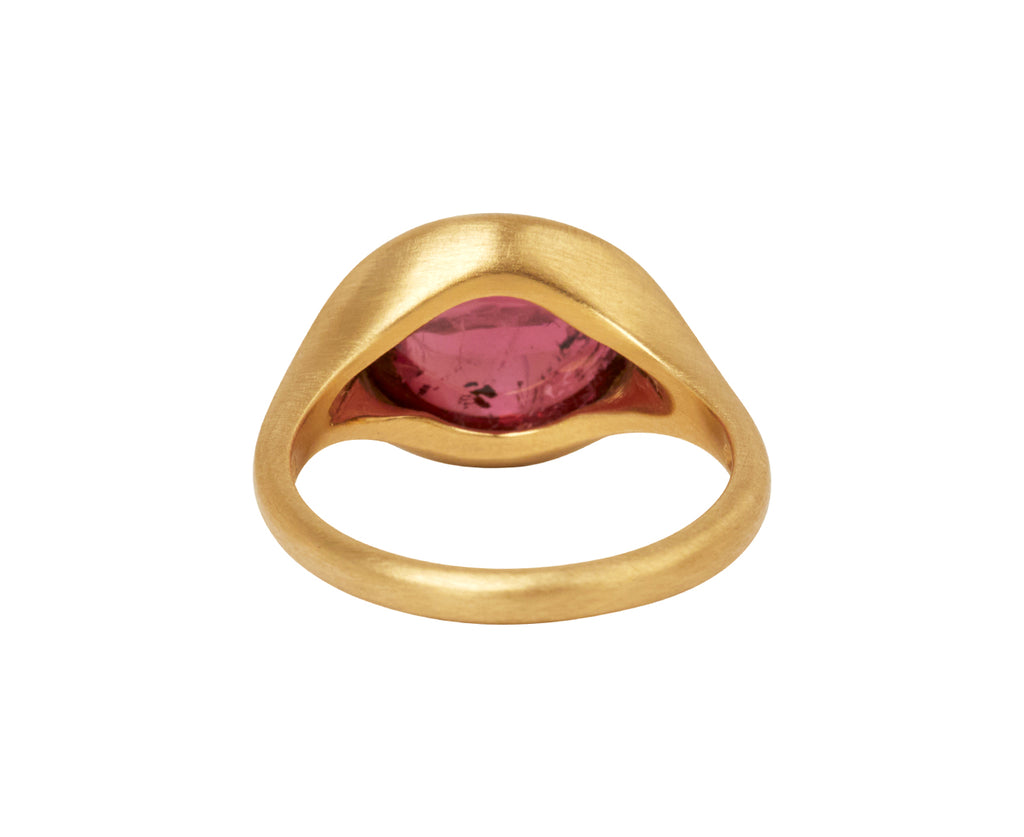 Pink Tourmaline Anello Inglese Ring - TWISTonline 