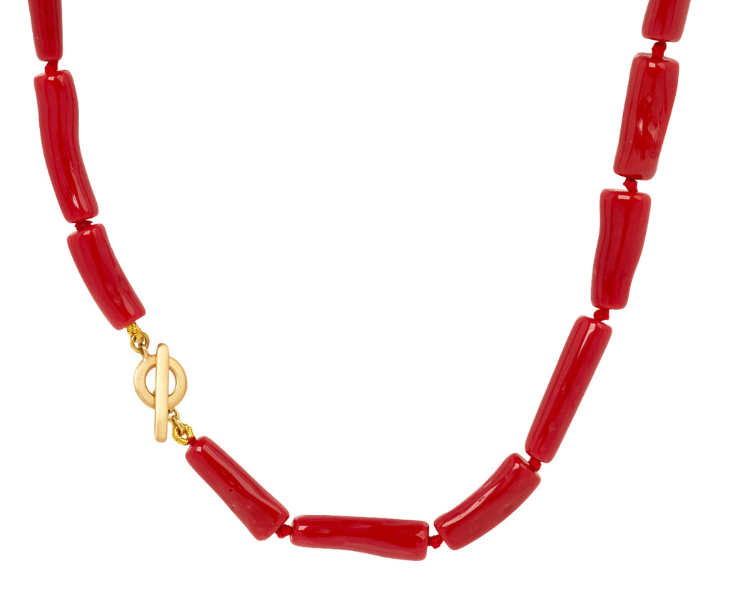Smooth Coral Bead Necklace - TWISTonline 
