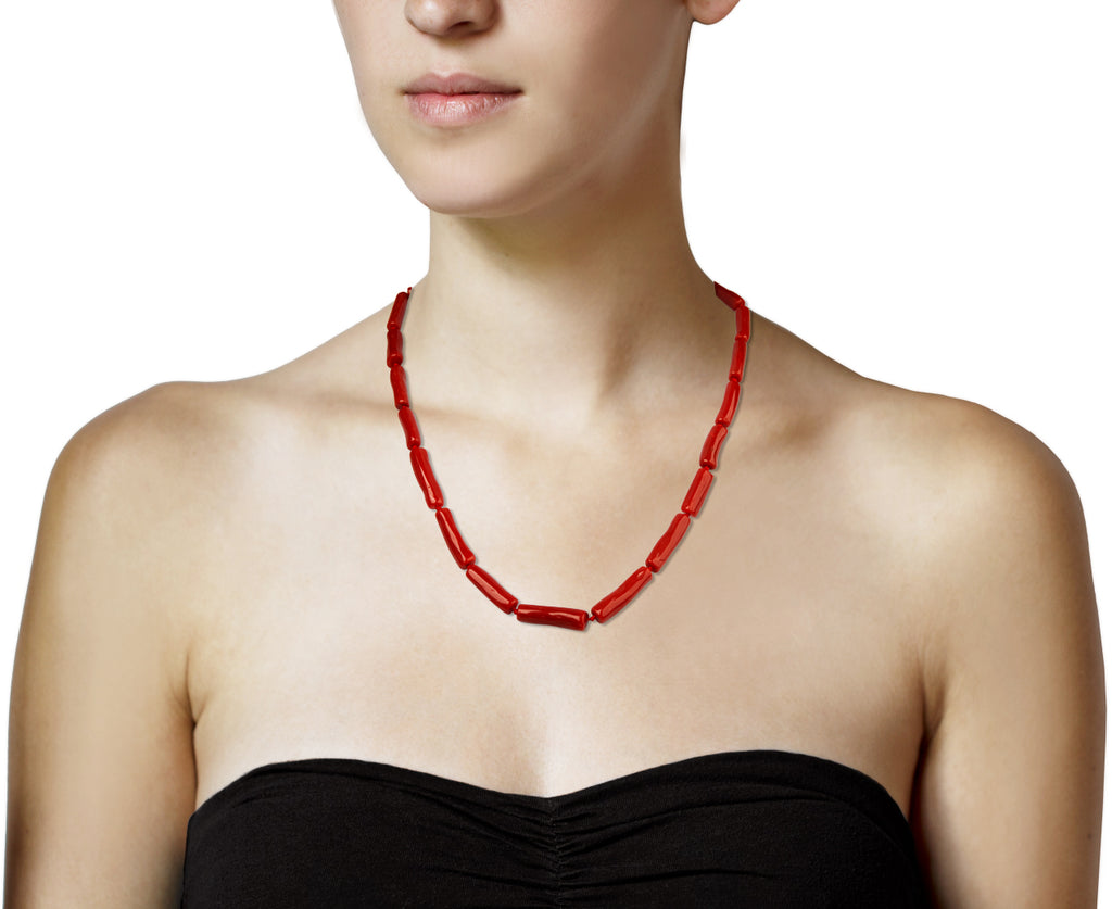 Smooth Coral Bead Necklace - TWISTonline 