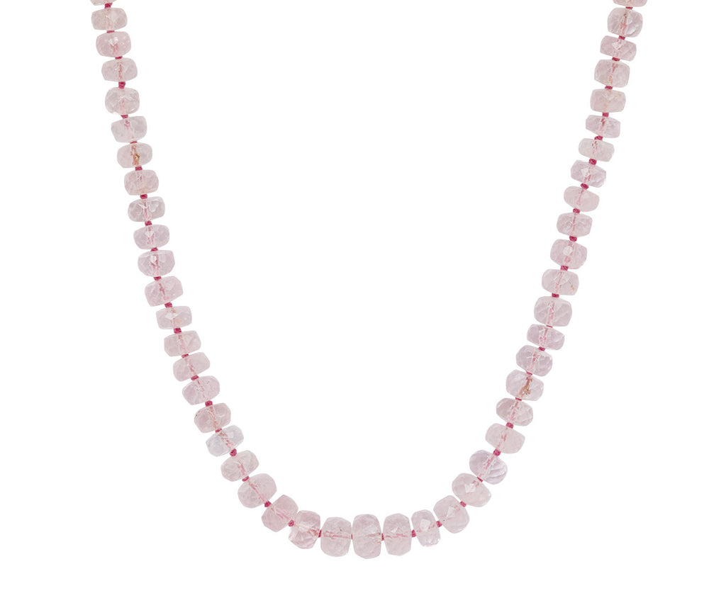 Elva Morganite Beaded Necklace