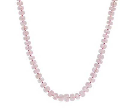 Elva Morganite Beaded Necklace