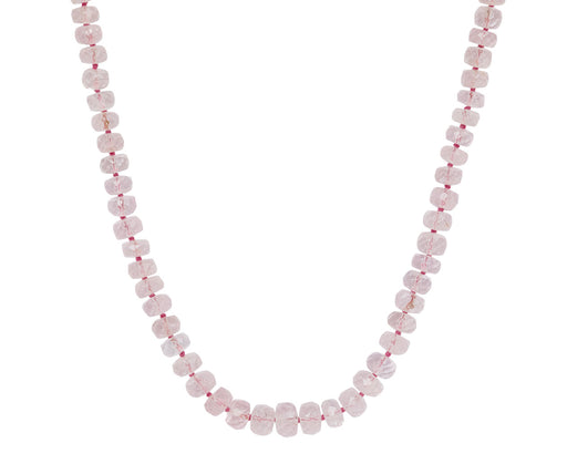 Elva Morganite Beaded Necklace