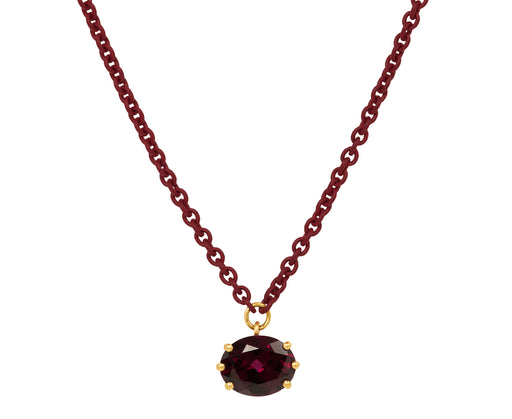Rhodolite Cromia Necklace - TWISTonline 