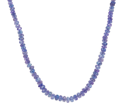 Tanzanite Beaded Necklace - TWISTonline 