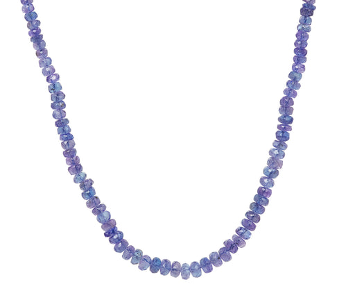 Tanzanite Beaded Necklace - TWISTonline 