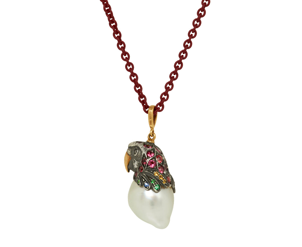 South Sea Pearl Parrot Pendant Necklace - TWISTonline 