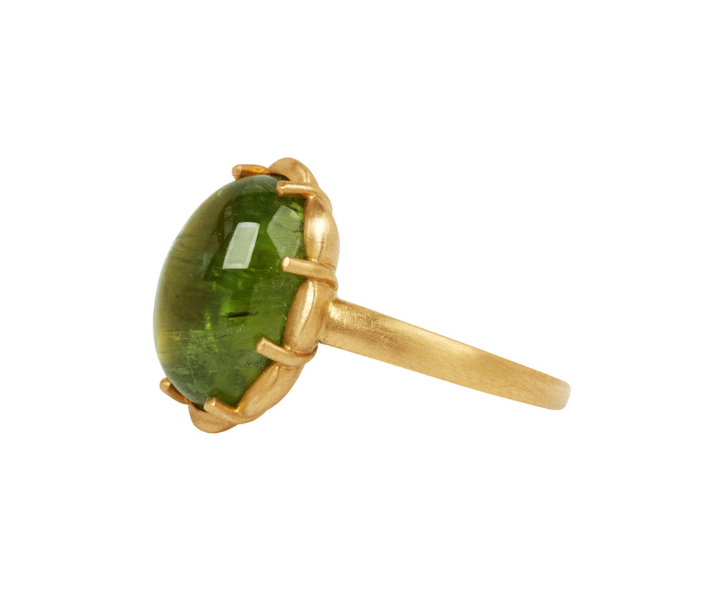 Petite Margot Green Tourmaline Ring - TWISTonline 