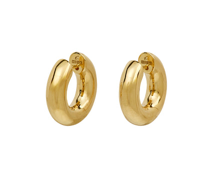 Gold Absolute Creoles Hoop Earrings - TWISTonline 