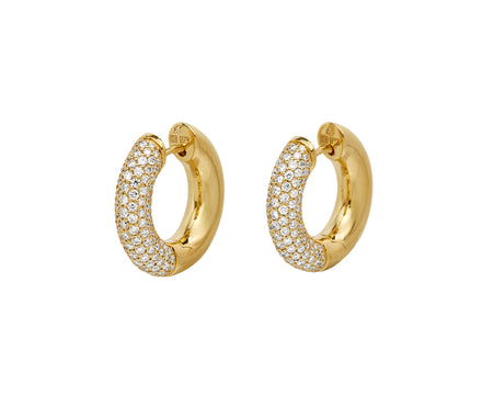Diamond Absolute Creoles Hoop Earrings