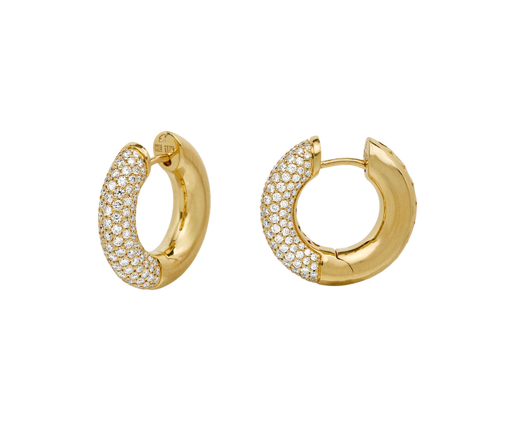 Diamond Absolute Creoles Hoop Earrings