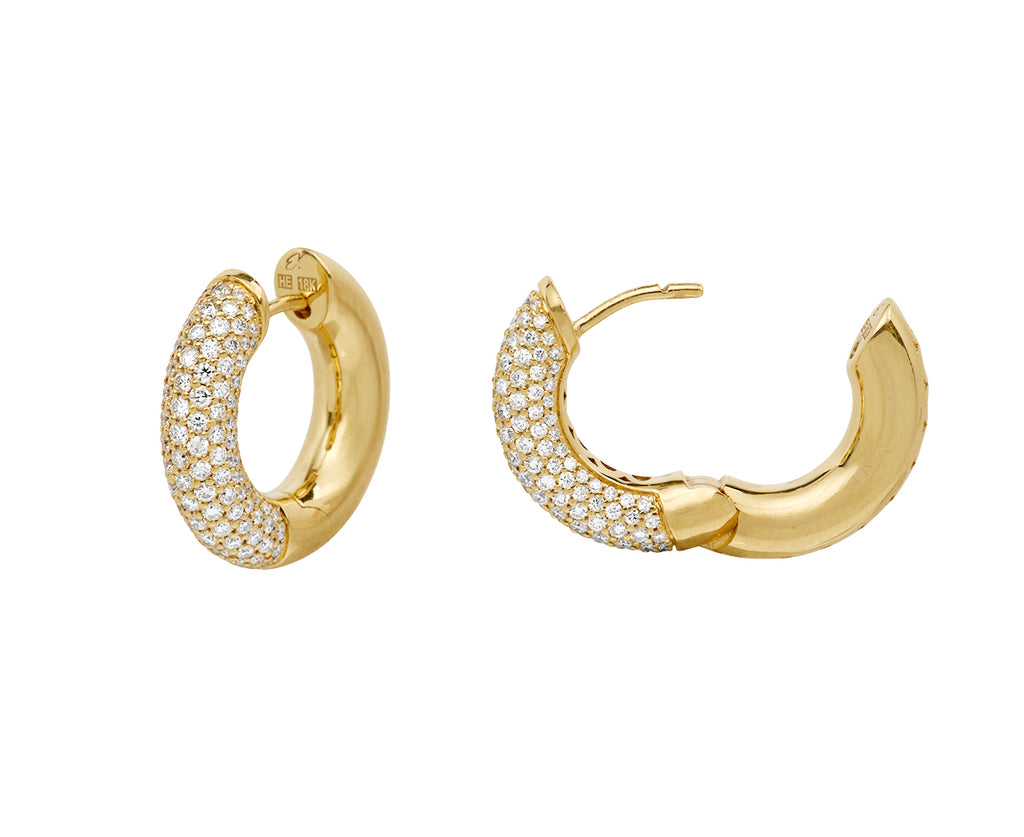 Diamond Absolute Creoles Hoop Earrings