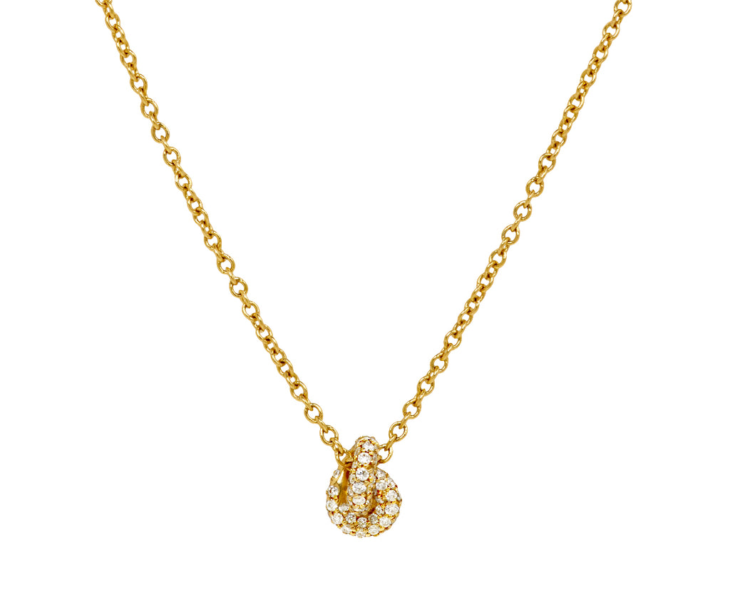 Mini Diamond Legacy Knot Pendant Necklace