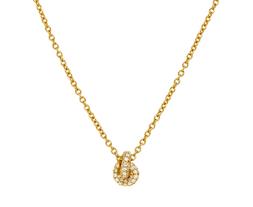 Mini Diamond Legacy Knot Pendant Necklace
