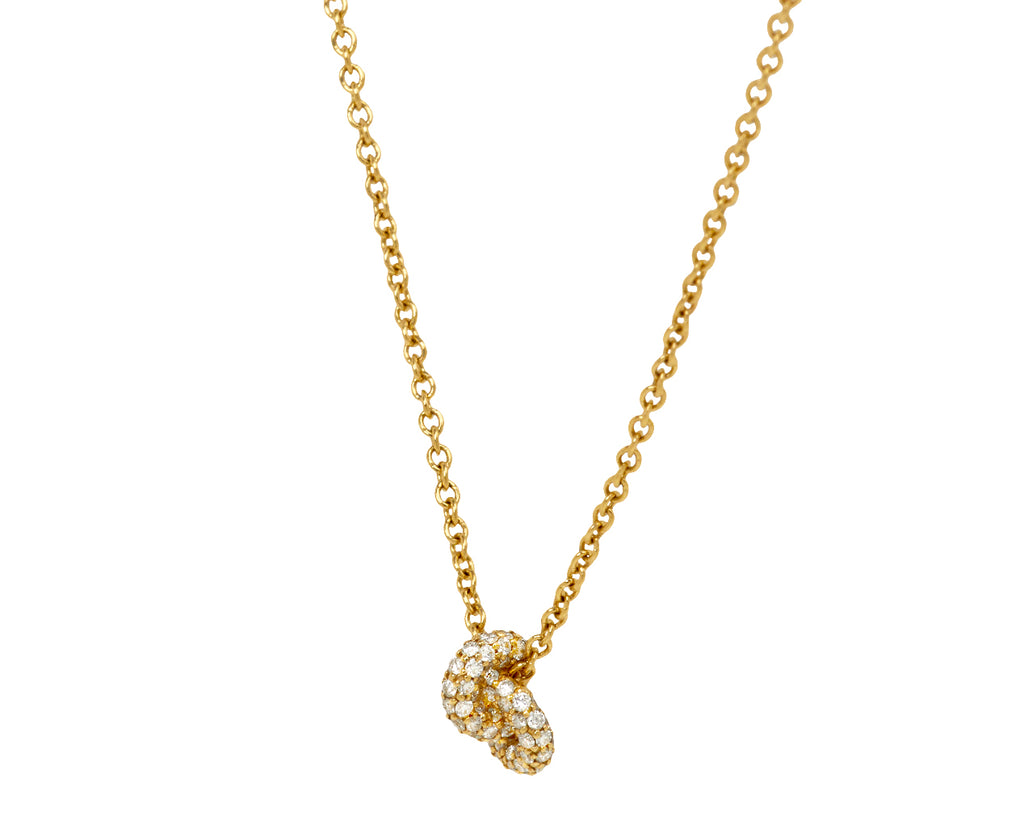 Mini Diamond Legacy Knot Pendant Necklace