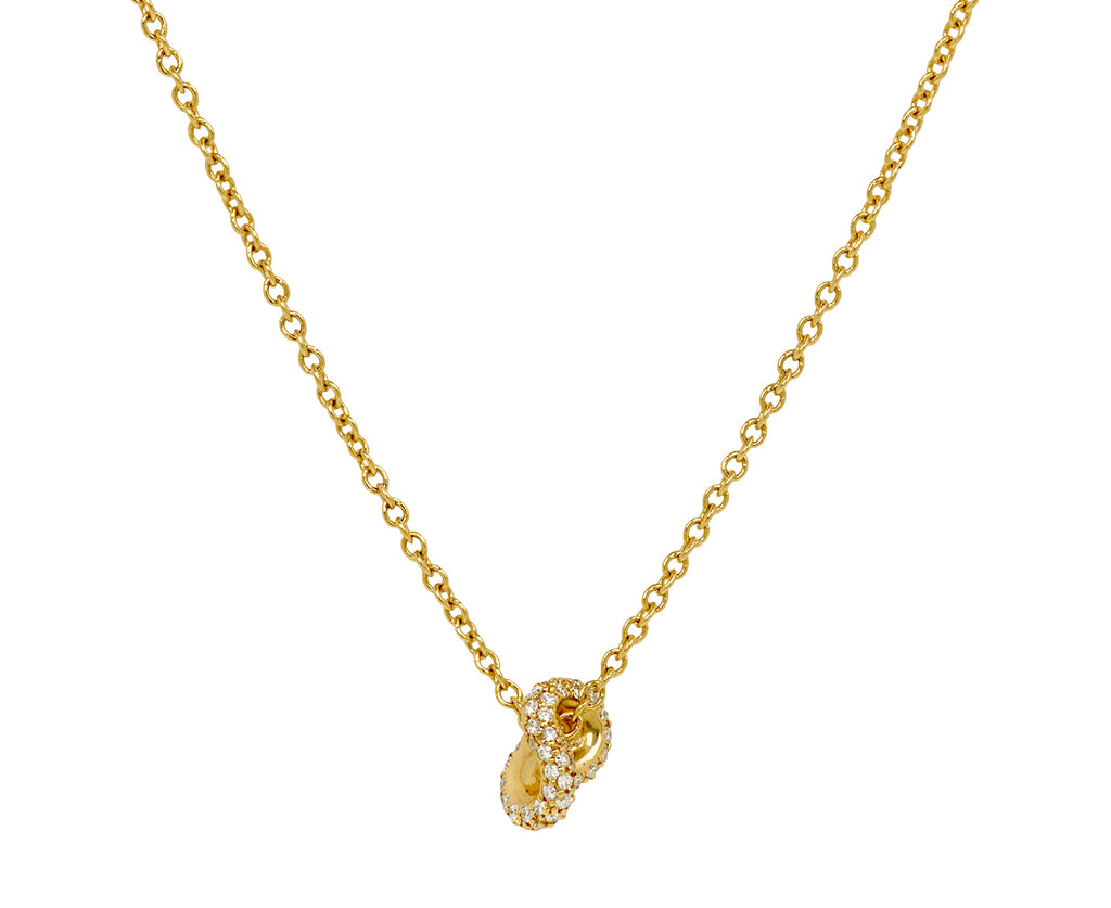 Mini Diamond Legacy Knot Pendant Necklace