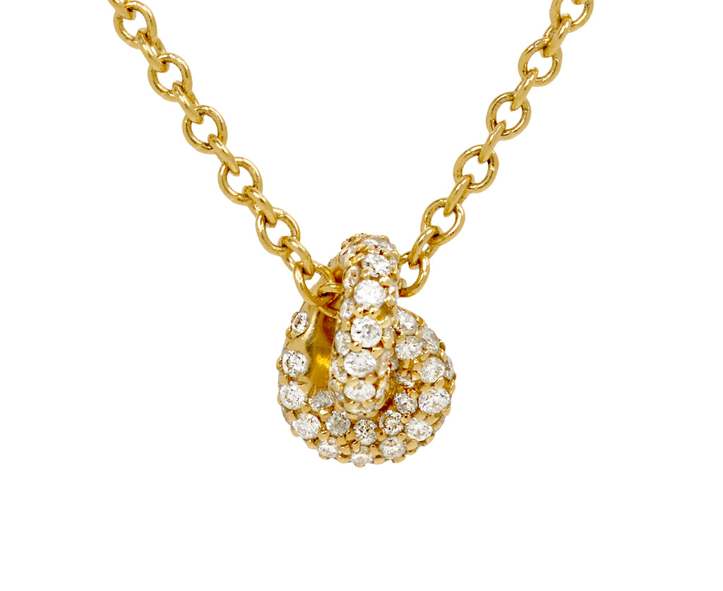 Mini Diamond Legacy Knot Pendant Necklace
