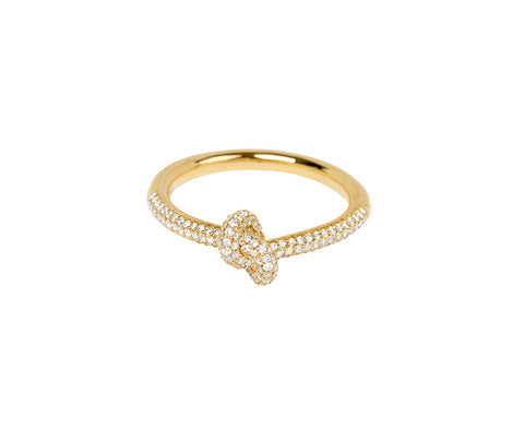 Mini Diamond Legacy Knot Ring