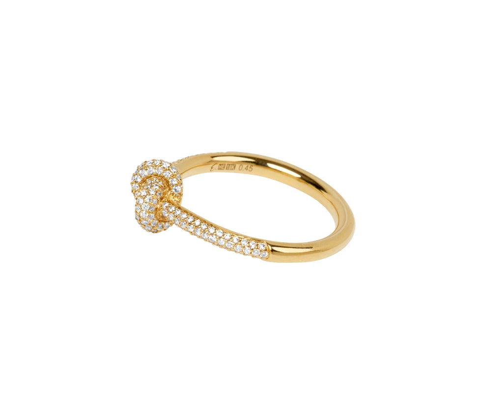 Mini Diamond Legacy Knot Ring