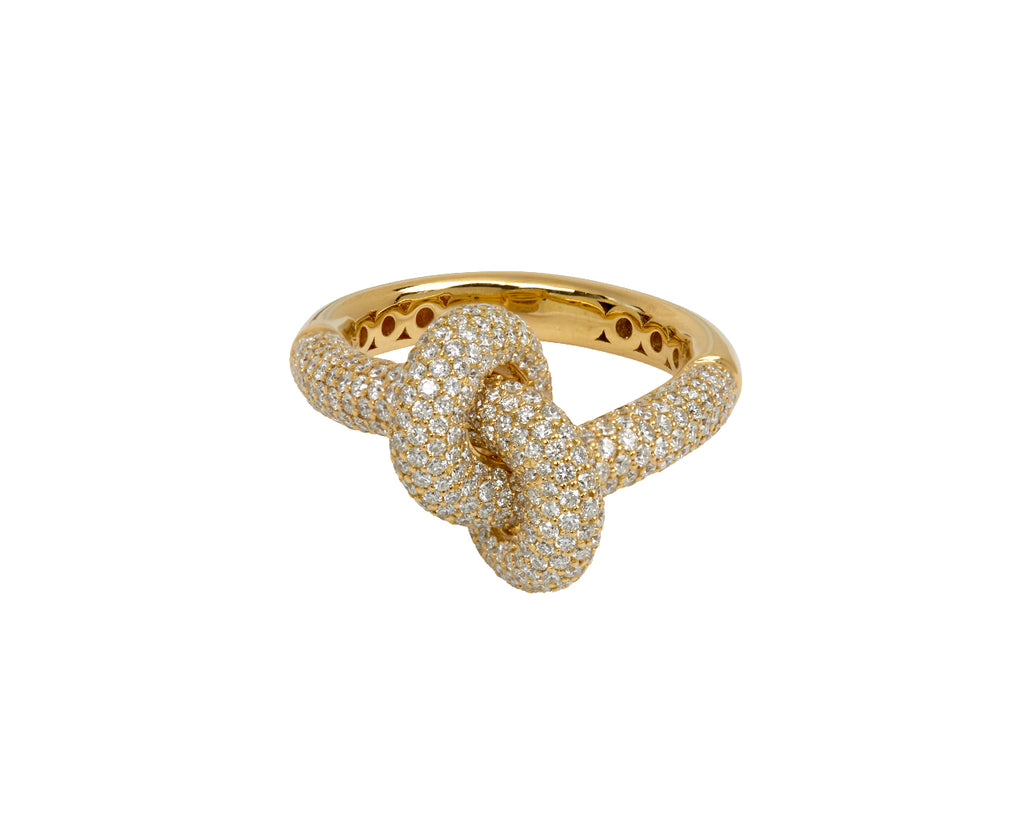 Medium Diamond Legacy Knot Ring