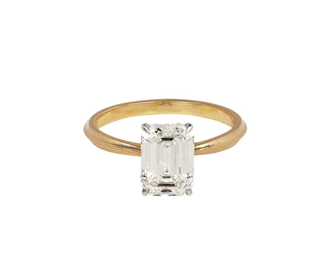 Erika Winters Labgrown Diamond Laurel Cathedral Ring
