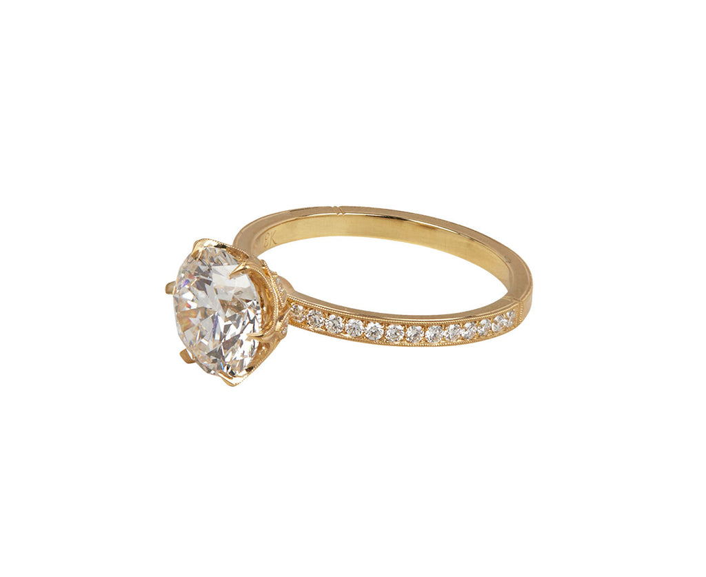 Erika Winters Labgrown Diamond Grace Solitaire Side View