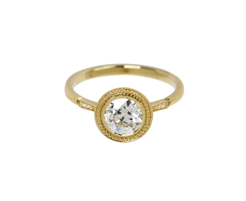 Mariana Bead Bezel Diamond Solitaire