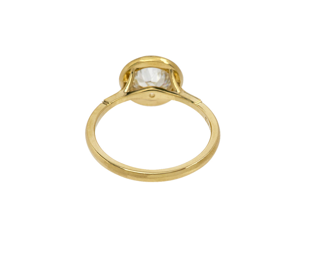 Mariana Bead Bezel Diamond Solitaire