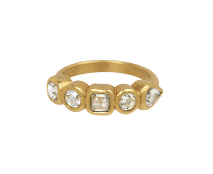 Mixed Shape Rose Cut Diamond Ring
