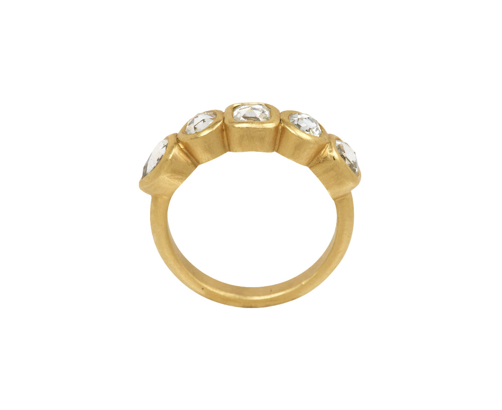 Mixed Shape Rose Cut Diamond Ring