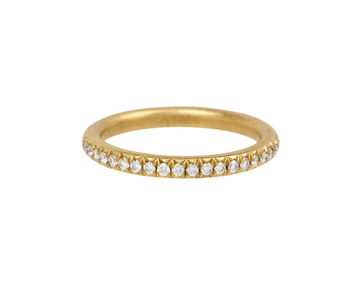 Half Glitter Diamond Band