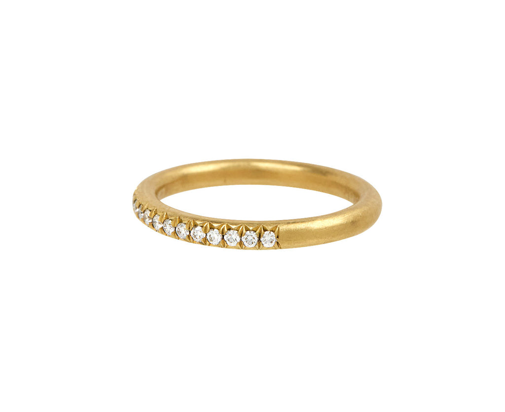 Half Glitter Diamond Band