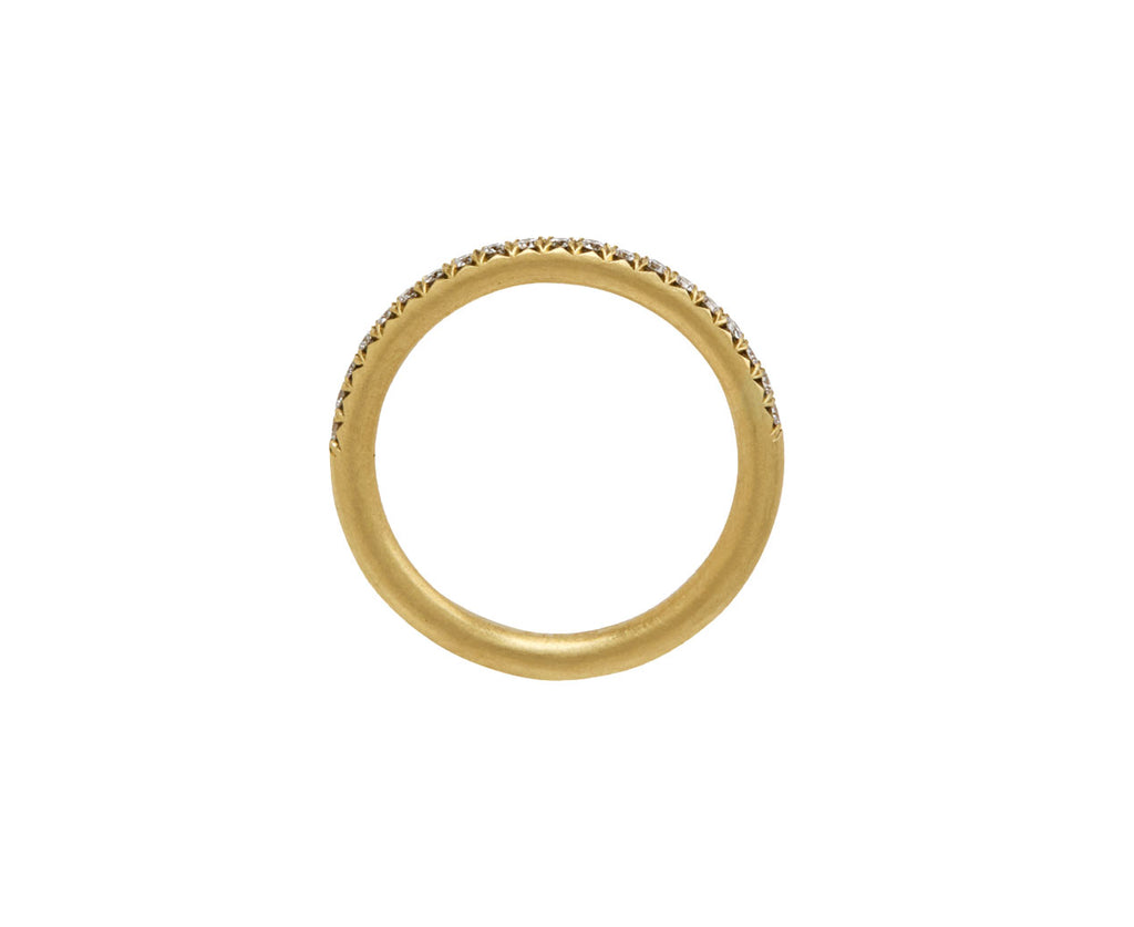 Half Glitter Diamond Band