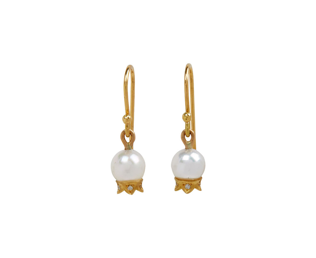 Pearl Lily of the Valley Earrings